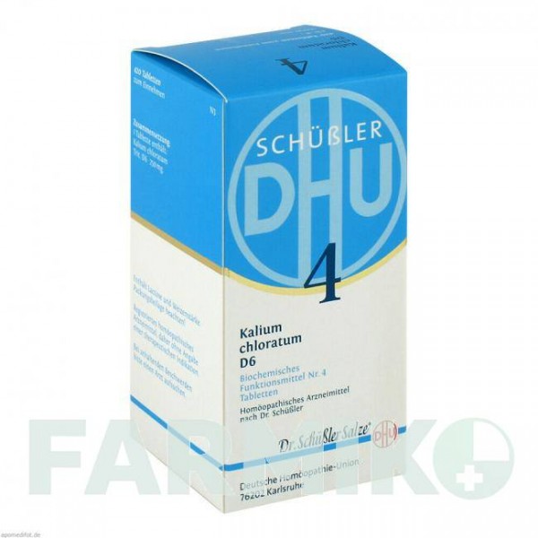 БИОХЕМИ (BIOCHEMIE) D 6 таблетки 420 шт - Гомеопатия DHU