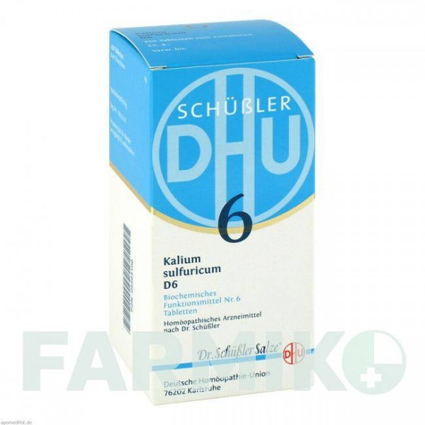 БИОХЕМИ (BIOCHEMIE) D 6 таблетки 420 шт - Гомеопатия DHU