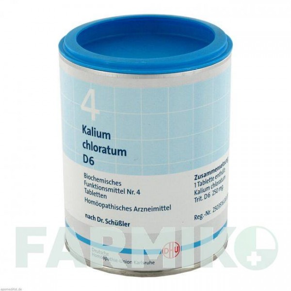 БИОХЕМИ (BIOCHEMIE) D 6 таблетки 1000 шт - Гомеопатия DHU