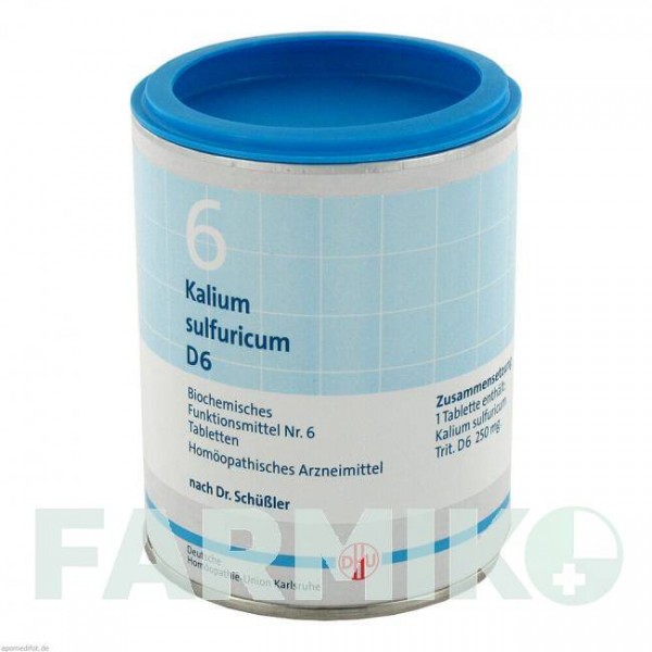 БИОХЕМИ (BIOCHEMIE) D 6 таблетки 1000 шт - Гомеопатия DHU