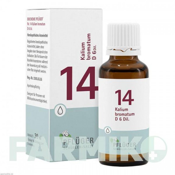 БИОХЕМИ (BIOCHEMIE) D 6 таблетки 400 шт - Гомеопатия HOMOOPATHISCHES ALEXANDER PFLUGER