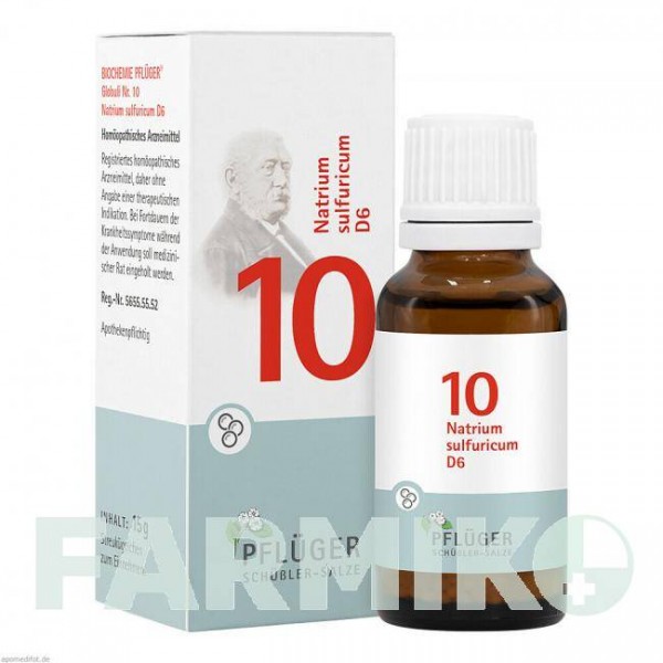 БИОХЕМИ (BIOCHEMIE) D 6 глобули 15 г - Гомеопатия HOMOOPATHISCHES ALEXANDER PFLUGER