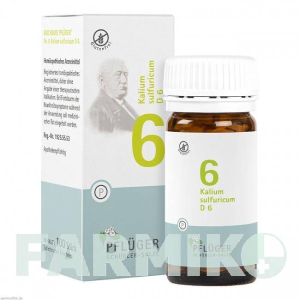 БИОХЕМИ (BIOCHEMIE) D 6 таблетки 100 шт - Гомеопатия HOMOOPATHISCHES ALEXANDER PFLUGER
