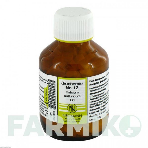 БИОХЕМИ (BIOCHEMIE) D 6 таблетки 400 шт - Гомеопатия NESTMANN PHARMA