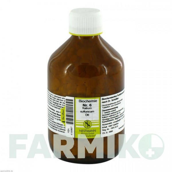 БИОХЕМИ (BIOCHEMIE) D 6 таблетки 1000 шт - Гомеопатия NESTMANN PHARMA