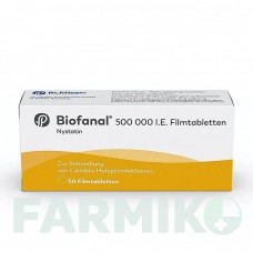БІОФАНАЛ (BIOFANAL) 000 МО таблетки 50 шт - Ністатин DR.PFLEGER
