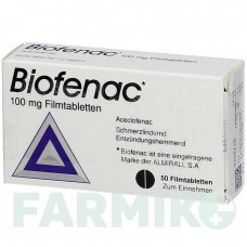 БИОФЕНАК (BIOFENAC) 100 мг таблетки 50 шт - Ацеклофенак KOHLPHARMA
