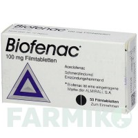БИОФЕНАК (BIOFENAC) 100 мг таблетки 100 шт - Ацеклофенак KOHLPHARMA