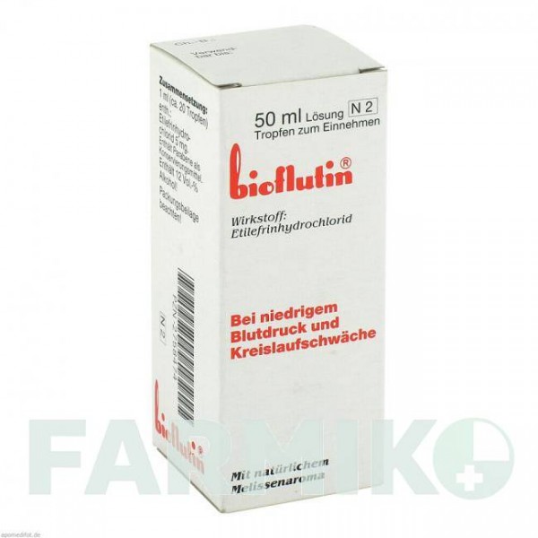 БІОФЛУТИН (BIOFLUTIN) краплі 50 мл - Етилефрин SUDMEDICA