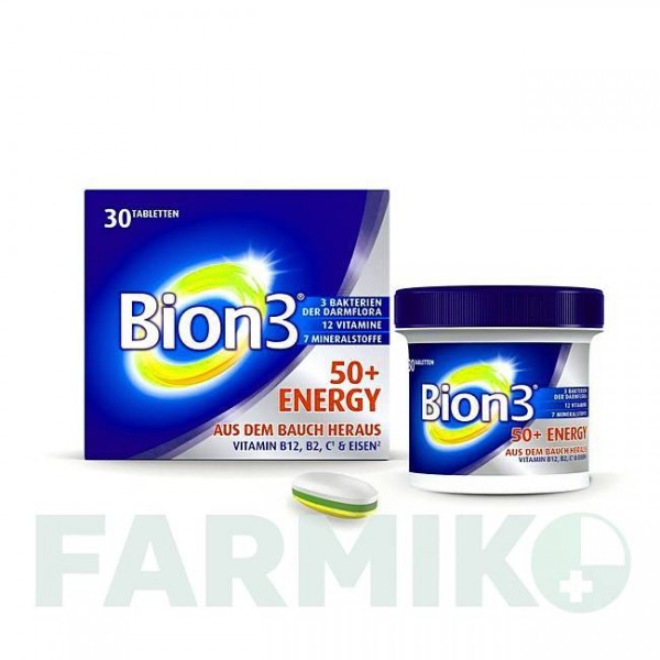 БИОН 3 (BION3) 50 + таблетки 30 шт - Активные вещества WICK PHARMA
