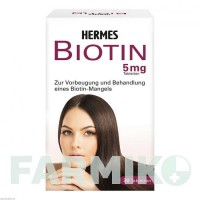 БИОТИН (BIOTIN) 5 мг таблетки 30 шт - Витамин B7 (Биотин) HERMES
