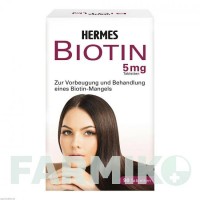 БІОТИН (BIOTIN) 5 мг таблетки 90 шт - Вітамін B7 (Біотин) HERMES