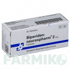 БИПЕРИДЕН (BIPERIDEN) 2 мг таблетки 30 шт - Бипериден NEURAXPHARM