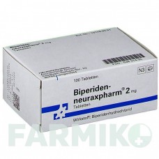 БИПЕРИДЕН (BIPERIDEN) 2 мг таблетки 100 шт - Бипериден NEURAXPHARM