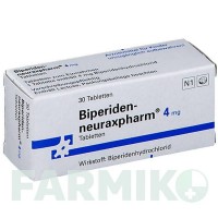 БИПЕРИДЕН (BIPERIDEN) 4 мг таблетки 30 шт - Бипериден NEURAXPHARM