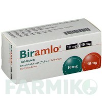 БІРАМЛО (BIRAMLO) 10 мг/10 мг таблетки 60 шт - Бісопролол, Амлодипін APONTIS PHARMA
