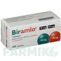 БІРАМЛО (BIRAMLO) 10 мг/10 мг таблетки 100 шт - Бісопролол, Амлодипін APONTIS PHARMA