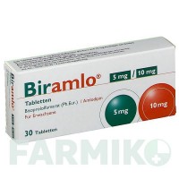 БІРАМЛО (BIRAMLO) 5 мг/10 мг таблетки 30 шт - Бісопролол, Амлодипін APONTIS PHARMA