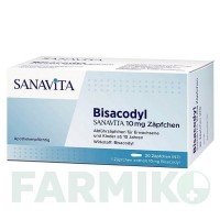 БІСАКОДИЛ (BISACODYL) 10 мг супозиторії 30 шт - Бісакодил SANAVITA PHARMACEUTICALS