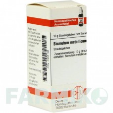 БИСМУТУМ МЕТАЛЛИКУМ (BISMUTUM METALLICUM) D 12 глобули 10 г - Гомеопатия DHU