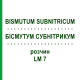 БІСМУТУМ СУБНІТРИКУМ (BISMUTUM SUBNITRICUM) LM 7 розчин 10 мл - Гомеопатія ARCANA DR.SEWERIN