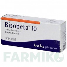 БИСОБЕТА (BISOBETA) 10 таблетки 30 шт - Бисопролол BETAPHARM