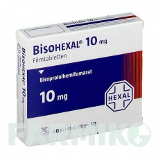 БИСОГЕКСАЛ (BISOHEXAL) 10 мг таблетки 50 шт - Бисопролол HEXAL