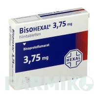БИСОГЕКСАЛ (BISOHEXAL) 3,75 мг таблетки 30 шт - Бисопролол HEXAL