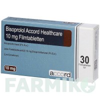 БІСОПРОЛОЛ (BISOPROLOL) 10 мг таблетки 30 шт - Бісопролол ACCORD HEALTHCARE