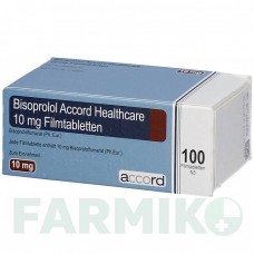 БІСОПРОЛОЛ (BISOPROLOL) 10 мг таблетки 100 шт - Бісопролол ACCORD HEALTHCARE