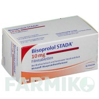БИСОПРОЛОЛ (BISOPROLOL) 10 мг таблетки 100 шт - Бисопролол STADAPHARM