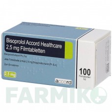 БІСОПРОЛОЛ (BISOPROLOL) 2,5 мг таблетки 100 шт - Бісопролол ACCORD HEALTHCARE
