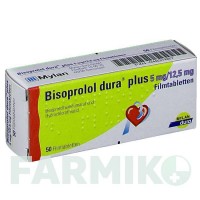БІСОПРОЛОЛ (BISOPROLOL) 5 мг/12,5 мг таблетки 50 шт - Бісопролол, Гідрохлоротіазид VIATRIS