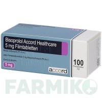 БІСОПРОЛОЛ (BISOPROLOL) 5 мг таблетки 100 шт - Бісопролол ACCORD HEALTHCARE