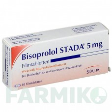 БІСОПРОЛОЛ (BISOPROLOL) 5 мг таблетки 30 шт - Бісопролол STADAPHARM