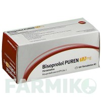 БІСОПРОЛОЛ (BISOPROLOL) 7,5 мг таблетки 100 шт - Бісопролол PUREN PHARMA