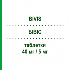 БИВИС (BIVIS) 40 мг/5 мг таблетки 28 шт - Олмесартан, Амлодипин MENARINI