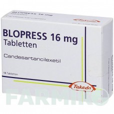 БЛОПРЕСС (BLOPRESS) 16 мг таблетки 98 шт - Кандесартан 1 0 1 CAREFARM
