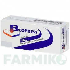 БЛОПРЕСС (BLOPRESS) 16 мг таблетки 98 шт - Кандесартан CC PHARMA