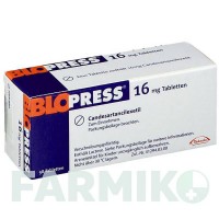 БЛОПРЕСС (BLOPRESS) 16 мг таблетки 98 шт - Кандесартан CHEPLAPHARM