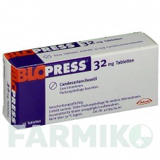 БЛОПРЕСС (BLOPRESS) 32 мг таблетки 56 шт - Кандесартан CHEPLAPHARM
