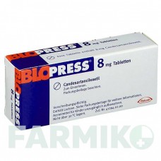 БЛОПРЕСС (BLOPRESS) 8 мг таблетки 28 шт - Кандесартан CHEPLAPHARM