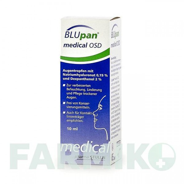 БЛУПАН (BLUPAN) капли 10 мл - Активные вещества PHARMA STULLN