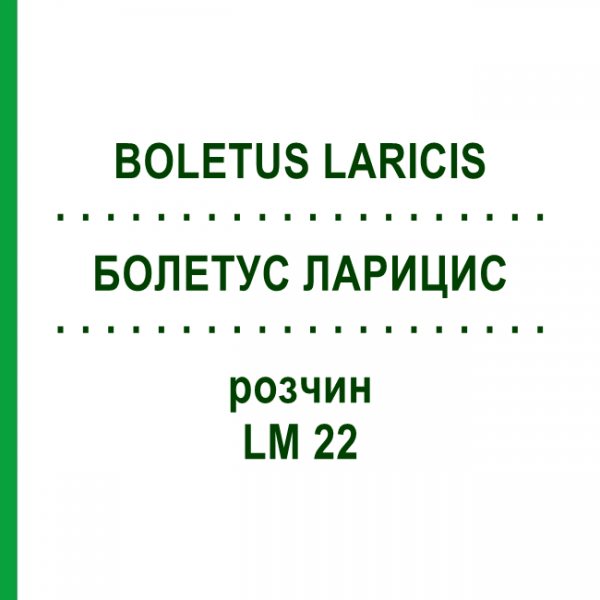 БОЛЕТУС ЛАРИЦИС (BOLETUS LARICIS) LM 22 розчин 10 мл - Гомеопатія ARCANA DR.SEWERIN