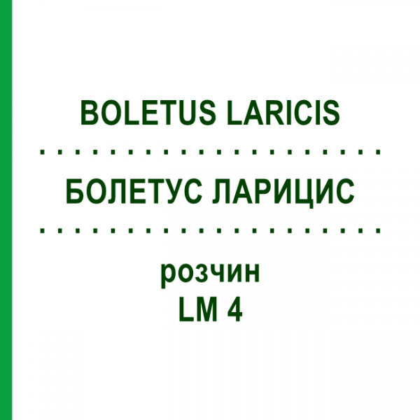 БОЛЕТУС ЛАРИЦИС (BOLETUS LARICIS) LM 4 раствор 10 мл - Гомеопатия ARCANA DR.SEWERIN