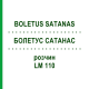 БОЛЕТУС САТАНАС (BOLETUS SATANAS) LM 110 розчин 10 мл - Гомеопатія ARCANA DR.SEWERIN