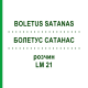 БОЛЕТУС САТАНАС (BOLETUS SATANAS) LM 21 розчин 10 мл - Гомеопатія ARCANA DR.SEWERIN