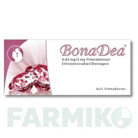 БОНАДЕ (BONADEA) 0,03 мг/2 мг таблетки 6x21 шт - Дієногест, Етинілестрадіол ZENTIVA