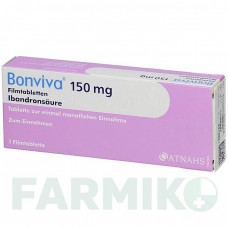 БОНВИВА (BONVIVA) 150 мг таблетки 1 шт - Ибандроновая кислота ATNAHS PHARMA