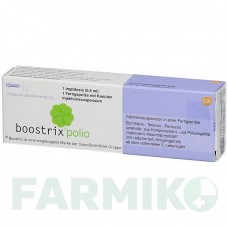 БУСТРІКС (BOOSTRIX) суспензія 0,5 мл - Дифтерія - кашлюк - поліомієліт - правець KOHLPHARMA